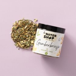Gemberbriesje kruiden thee 50 gram in pot met losse melange