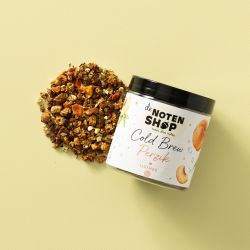 Cold brew perzik ijsthee 50 gram in pot met losse melange