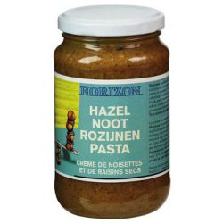 Hazelnoot rozijnen pasta van Horizon