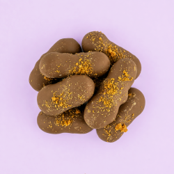 Ambachtelijke roomtruffels speculoos met melkchocolade en speculooskruimels