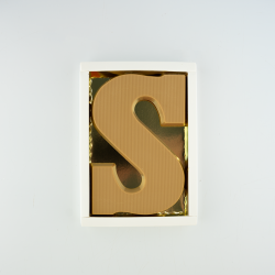 Chocoladeletter s gold