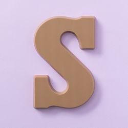 Chocoladeletter S karamel / toffee (200 gram)