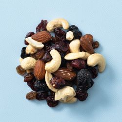 Rood fruit notenmix