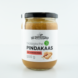 Biologische pindakaas (met stukjes pinda)