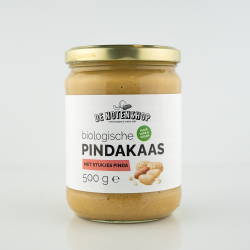 Biologische pindakaas (met stukjes pinda)