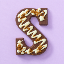 Chocoladeletter S speculoos (200 gram)