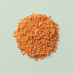 Rode linzen split bio