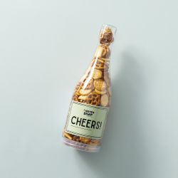 Luxe geschenkfles pretzel mix