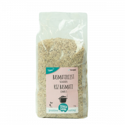 Glutenvrije basmati rijst bruin biologische (1000 gram)