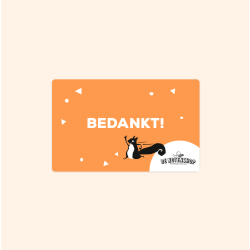 Cadeaubon bedankt