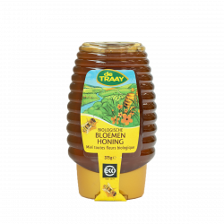 Bloemen Honing Bio Knijpfles (375 gr)