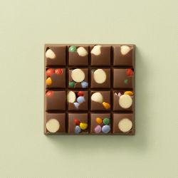 Chocolates For You choc block melk chunky confetti 100 gram met kleurrijke chocoladeconfetti
