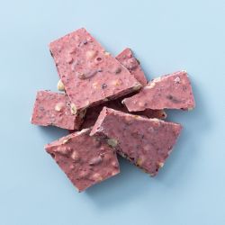 Chocolade rood fruit breekplaat (brokken)