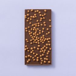 Chocoladereep melk crispy caramel/zeezout