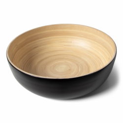 JENS Living bamboe saladeschaal zwart (Spaarproduct)