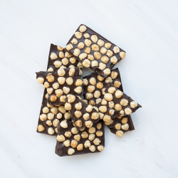 Chocolade Hazelnoot Breekplaat Puur (Brokken)