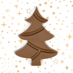 Chocolade kerstboom melk