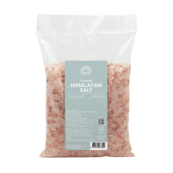 Mattisson Coarse Himalaya Zout doorzichtige zak staand 1 kilo navulzak