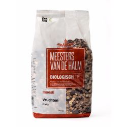 De Halm Muesli Vruchten (750 gram)