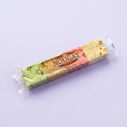 Nougat reep 4 kleuren 100 gram Felko Holland