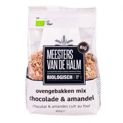 De Halm Ovengebakken Mix Chocolade & Amandel (400 gram)