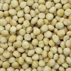 Witte biologische macadamia noten raw