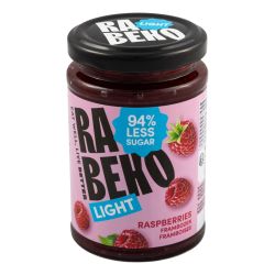 Rabeko frambozen jam light 230 gram 