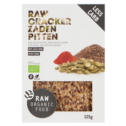 Raw Organic Food Cracker Zaden & Pitten Raw Bio