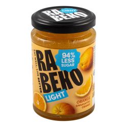 Rabeko sinaasappel jam light 230 gram