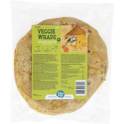 Veggie wrap (wortel & pompoen)