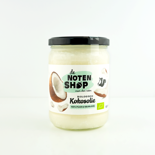 Kokosolie geurloos (bio) 500 ml GLAS