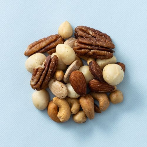 Macadamia notenmix gebrand gezouten 450 gram (Spaarproduct)