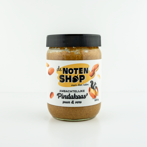 Pindakaas vers vliespinda's 500 gram