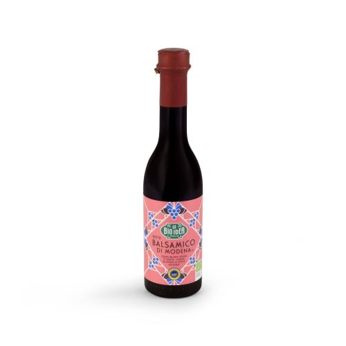 Glazen fles met Balsamico di modena van La Bio Idea Italia