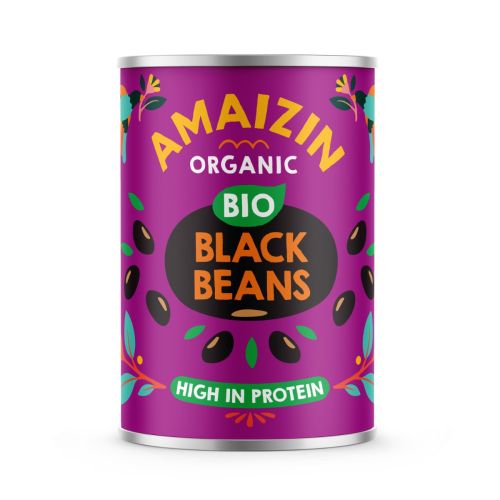 Amaizin zwarte bonen (bio) 400 gram
