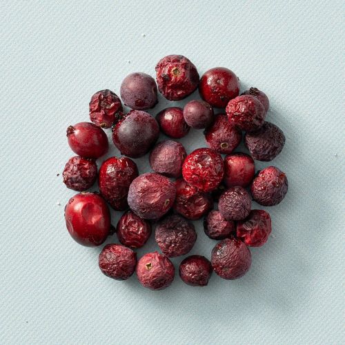 Gevriesdroogde cranberry's heel