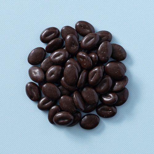 Mokka boontjes puur in een cirkel gelegd