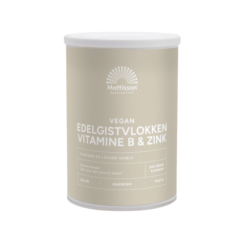 Pot 200 gram met edelgistvlokken vitamine b & zink