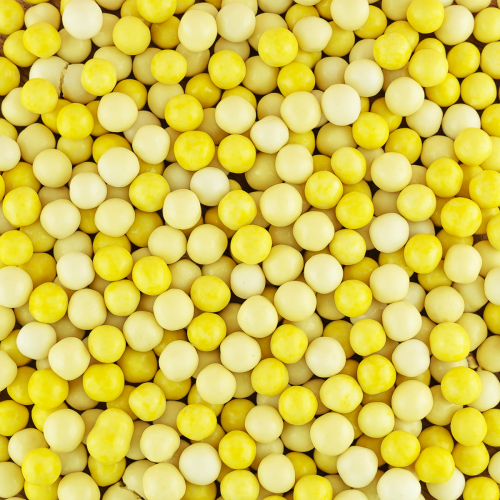 Crunchy choco's wit & geel Crunchy choco's wit & geel