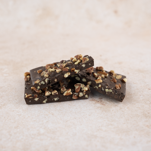 Chocoladereep puur salted / pecan (100 gram)