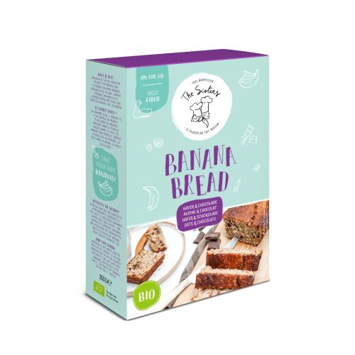 Bananenbroodmix met chocolade (bio) 250 gram Bananenbroodmix met chocolade (bio) 250 gram