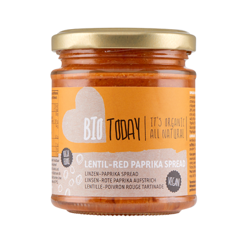 Bio Today Veggie Spread Linzen-Paprika (160 gram)