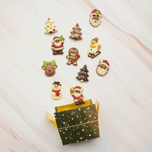 Chocolade figuurtjes kerst
