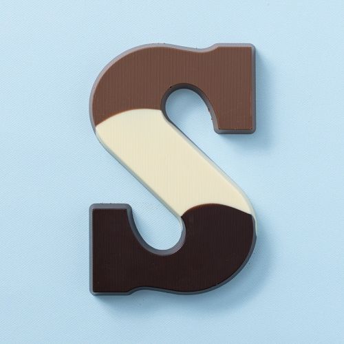 Chocoladeletter Zebra (200 gram)