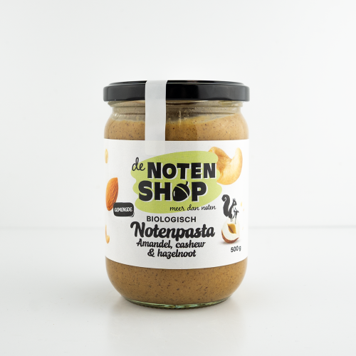 Gemengde notenpasta vers (bio) 500 gram Gemengde notenpasta vers (bio) 500 gram
