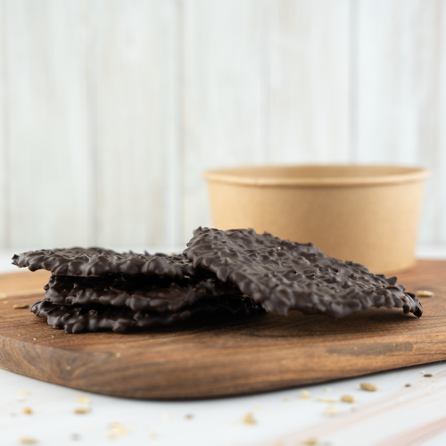 Healthy Crispy Crackers met Chocolade