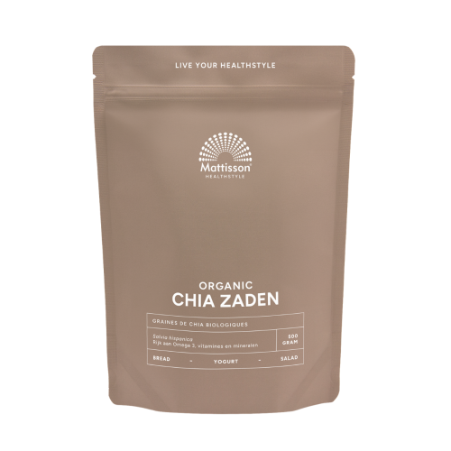 Mattisson Chiazaad raw (bio) 500 gram Mattisson Chiazaad raw (bio) 500 gram