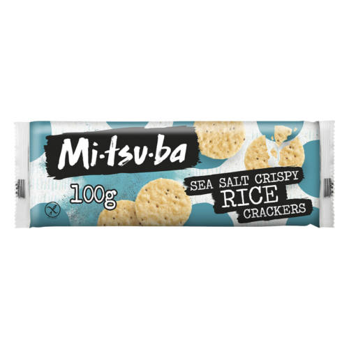 Mitsuba Sea salt crispy rice crackers 100 gram verpakking
