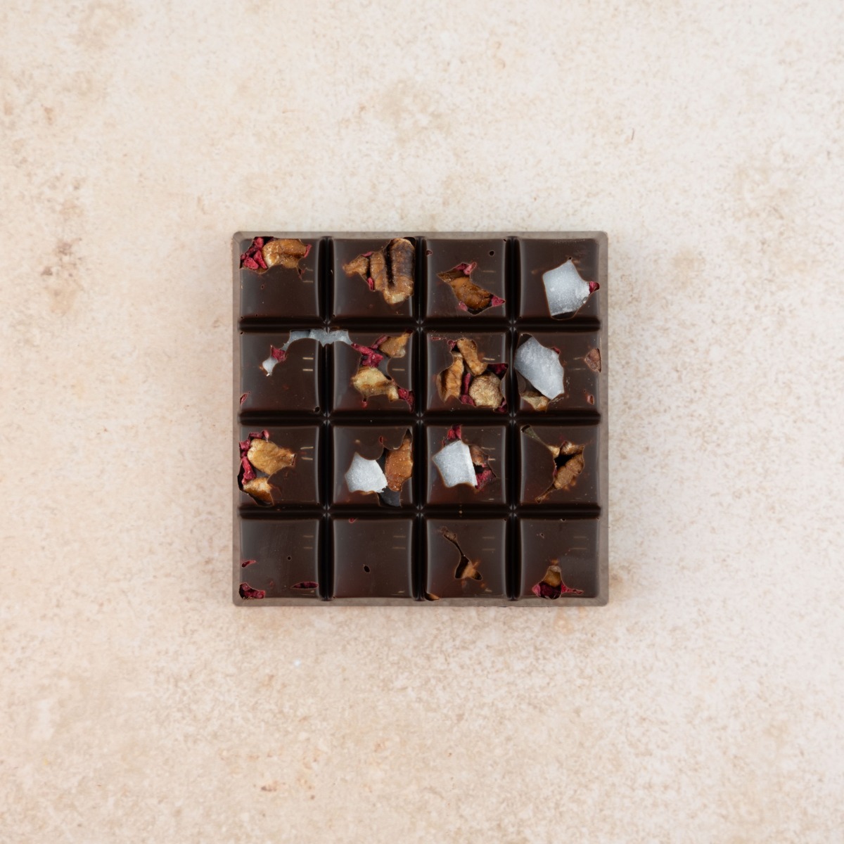 Chocolates For You Choc block puur tropical crunch (100 gram)