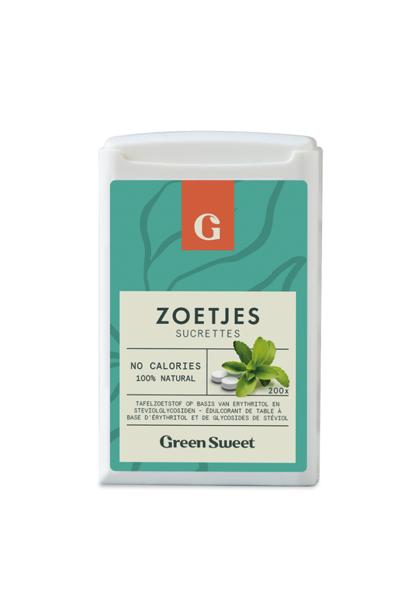 Green Sweet Stevia Zoetjes Dispenser (200 st)